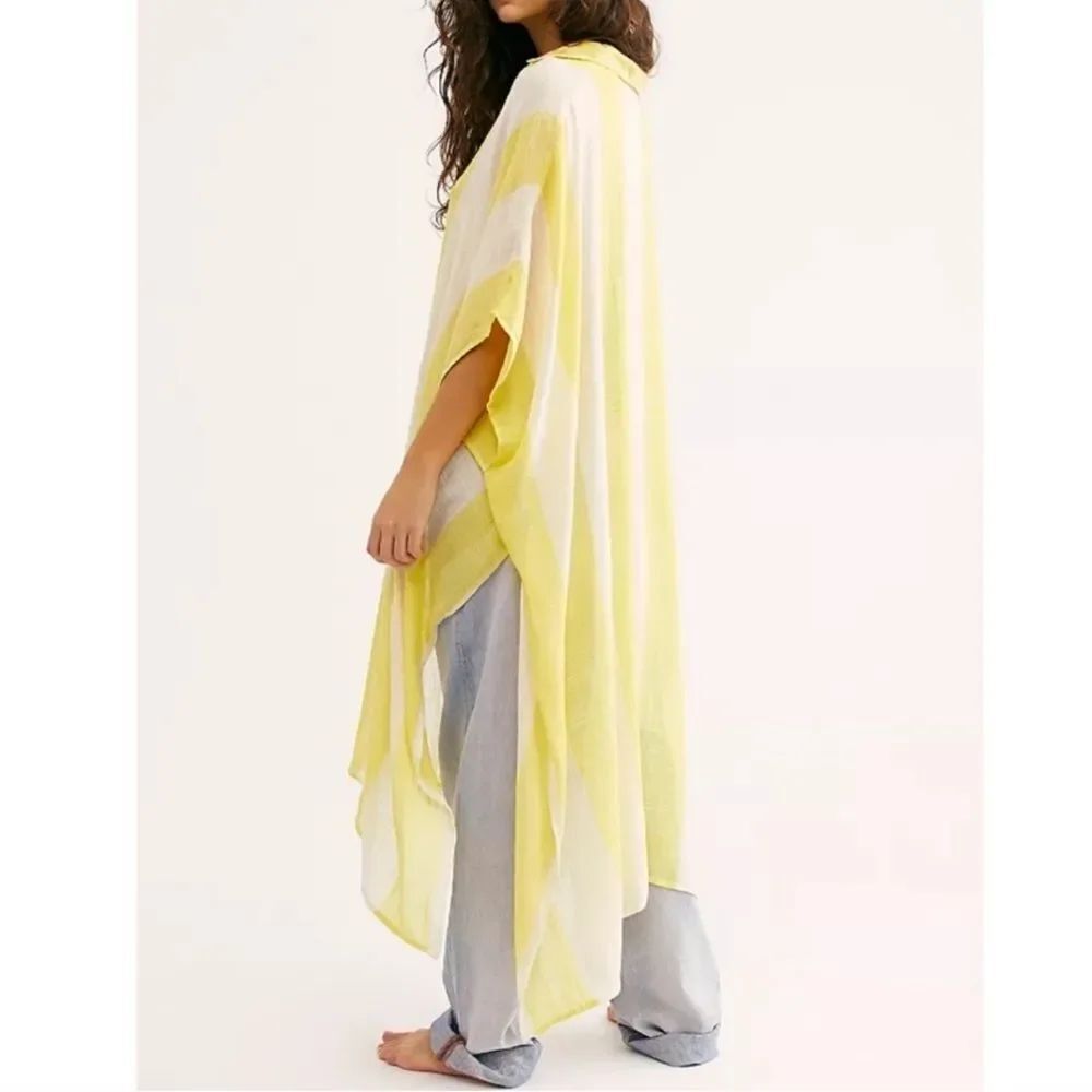 NWT Free People Shore Thing Stripe Kaftan Tunic